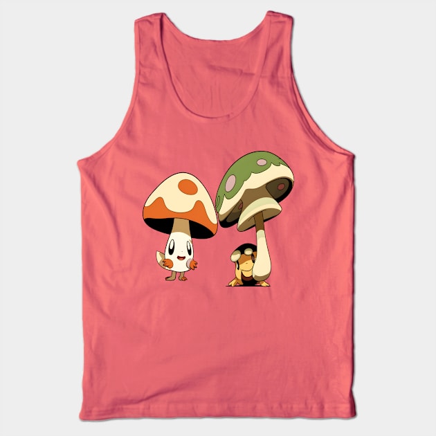 Mushroom QT's Tank Top by Jaymz Weiss Designz